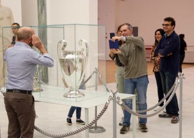 Esposizione Uefa Champions League e Europe League Cup in Triennale