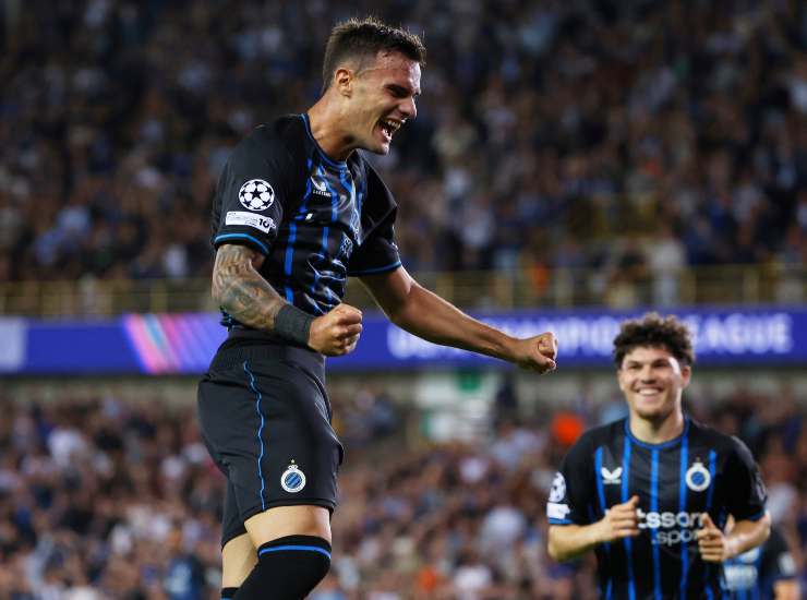 Stankovic esulta dopo una rete