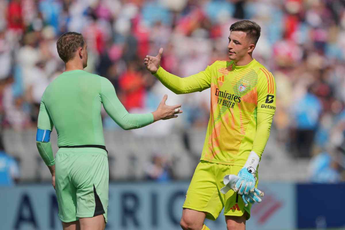 Trubin al termine di una partita