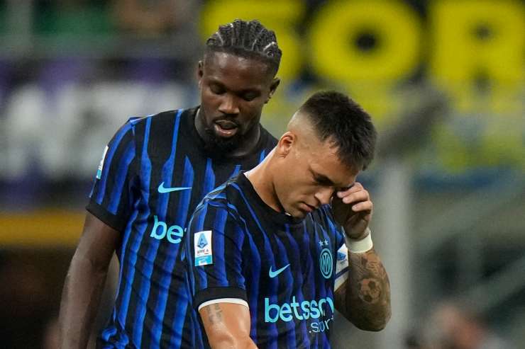 Lautaro Martinez in azione