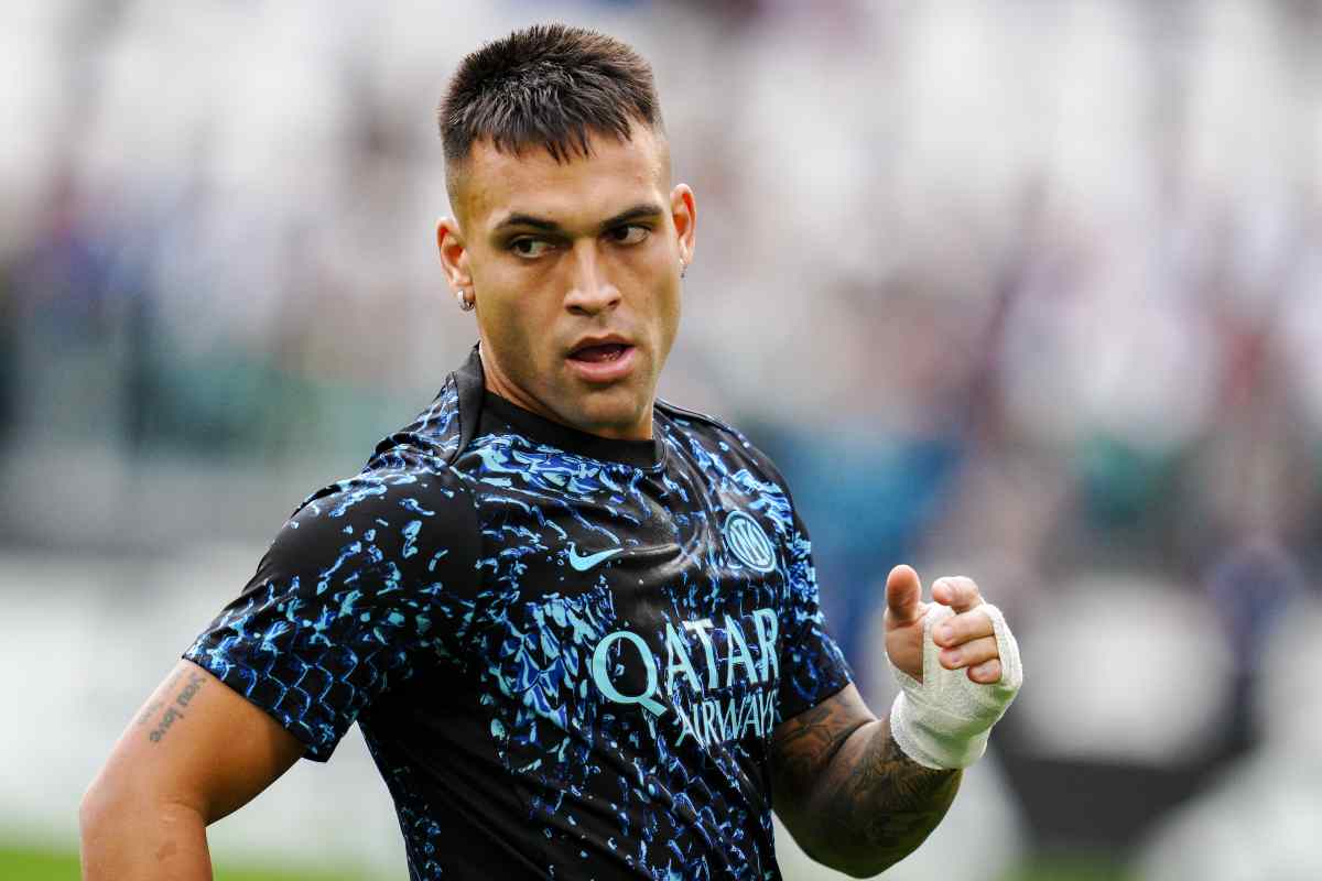 Lautaro Martinez in azione