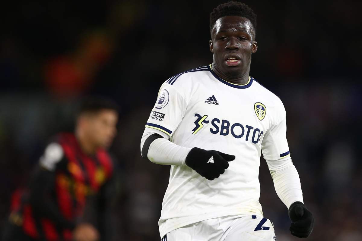 Gnonto con la maglia del Leeds