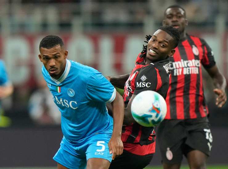 Leao contro il Napoli